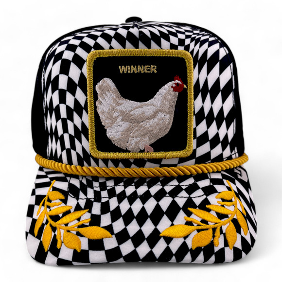 Goorin Bros Winner Winner Chicken Dinner WWCD The Farm Adjustable Trucker Hat - Picture 2 of 7